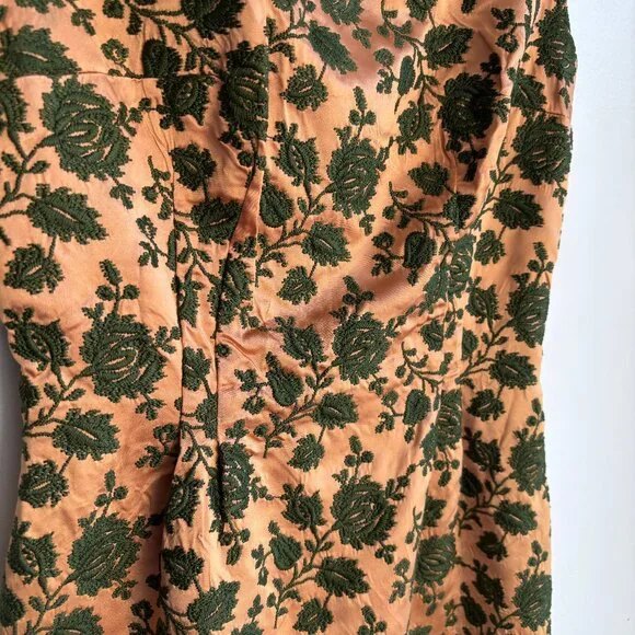 Stunning 60s Brocade Wiggle Dress & Matching Jacket - Picture 3 of 16